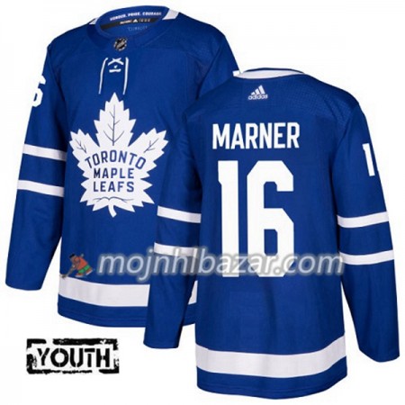Dresovi Toronto Maple Leafs Mitchell Marner 16 Adidas 2017-2018 Plava Authentic - Dječji